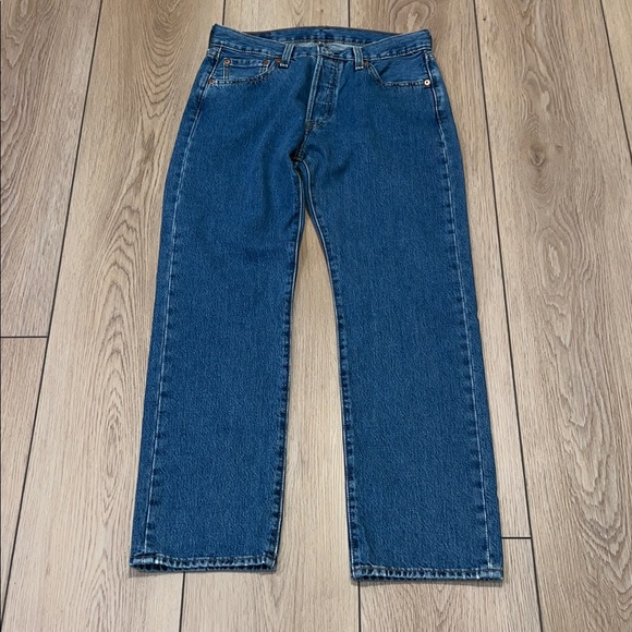 Levi's 501 Original Classic Blue Jeans - Picture 15 of 16